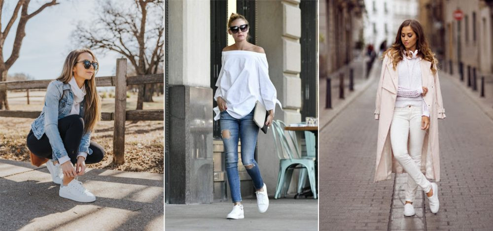 8 CÁCH PHỐI ĐỒ VỚI GIÀY THỂ THAO TRẮNG THẬT SÀNH ĐIỆU